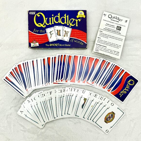Quiddler The Short Word Game SET Enterprises 100% Complete - Picture 1 of 6